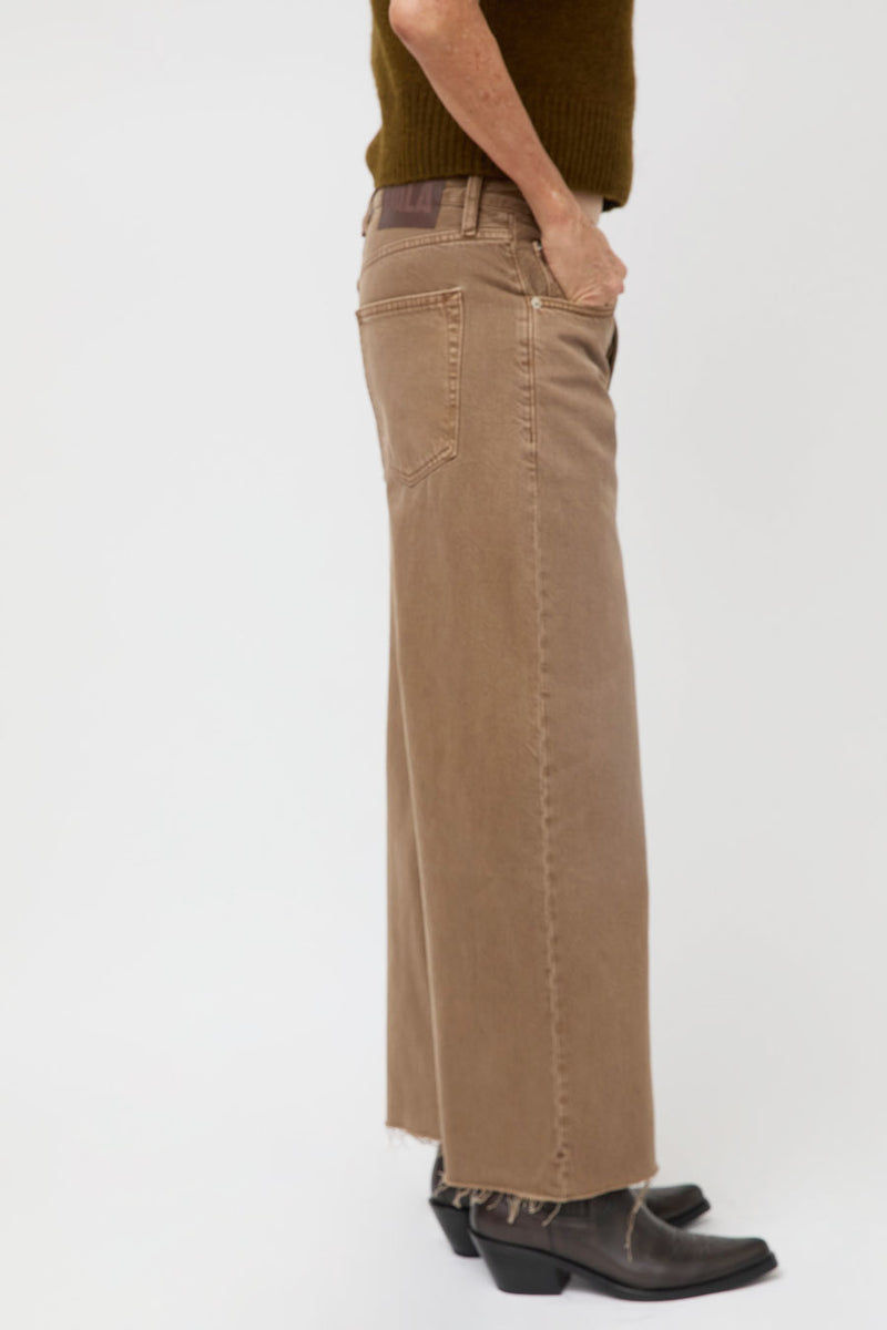 Dala Isle Ankle Jean in Oak Brown