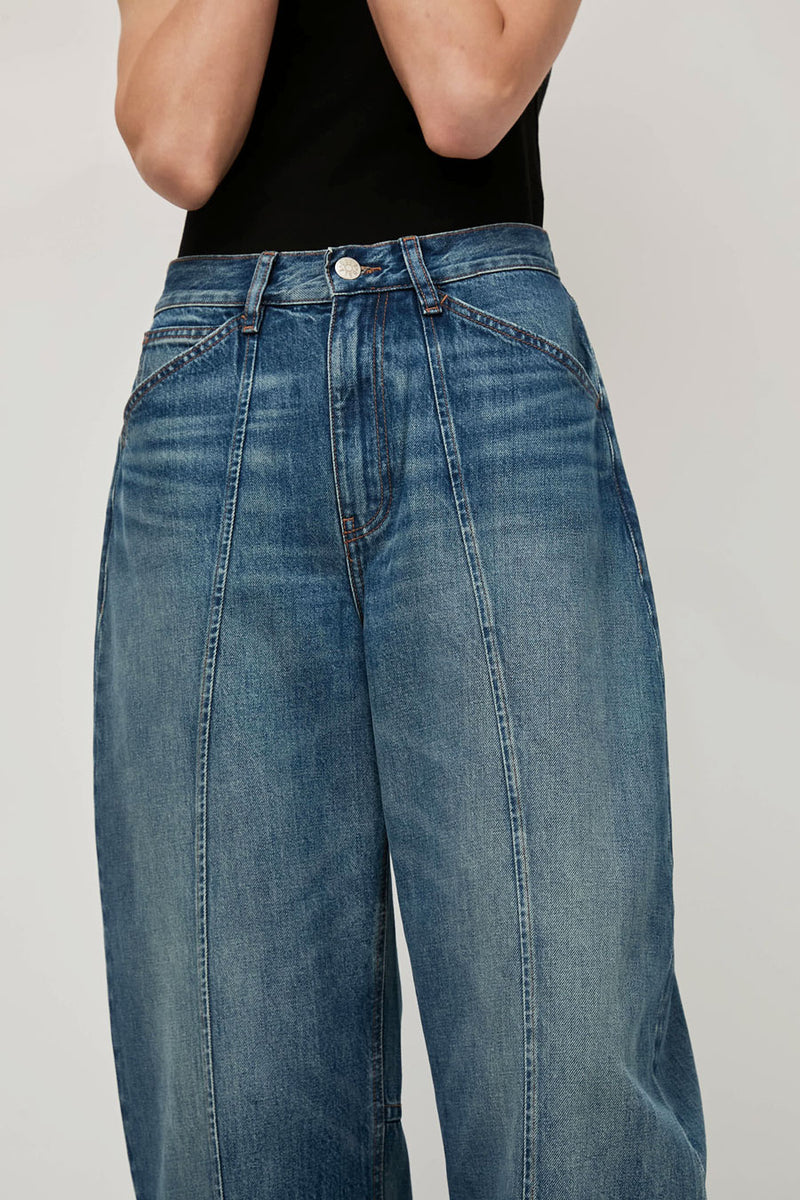 Dala Lido Ankle Jean in Smoke Blue