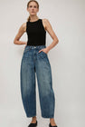 Dala Lido Ankle Jean in Smoke Blue
