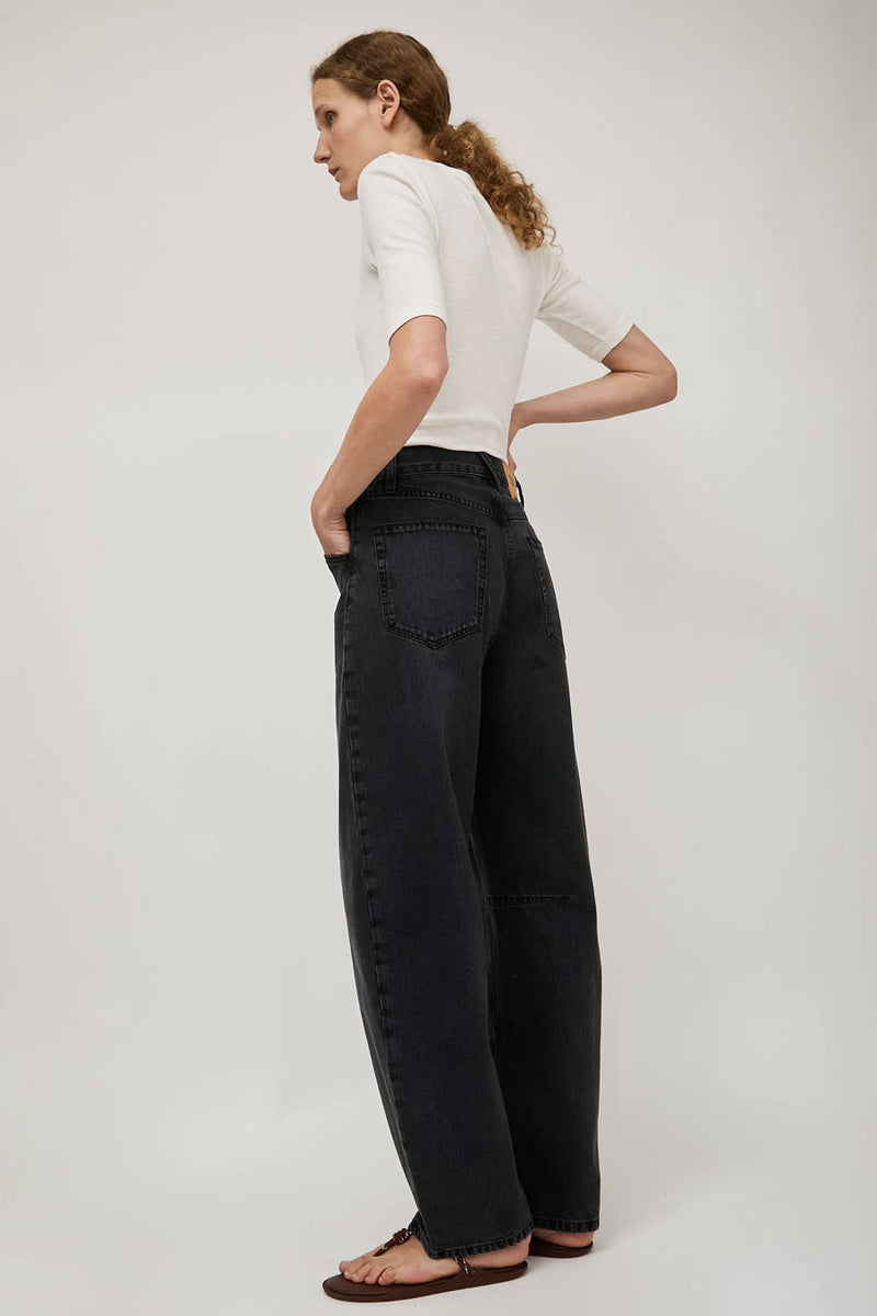 Dala Lido Flat Seam Jean in Hurricane