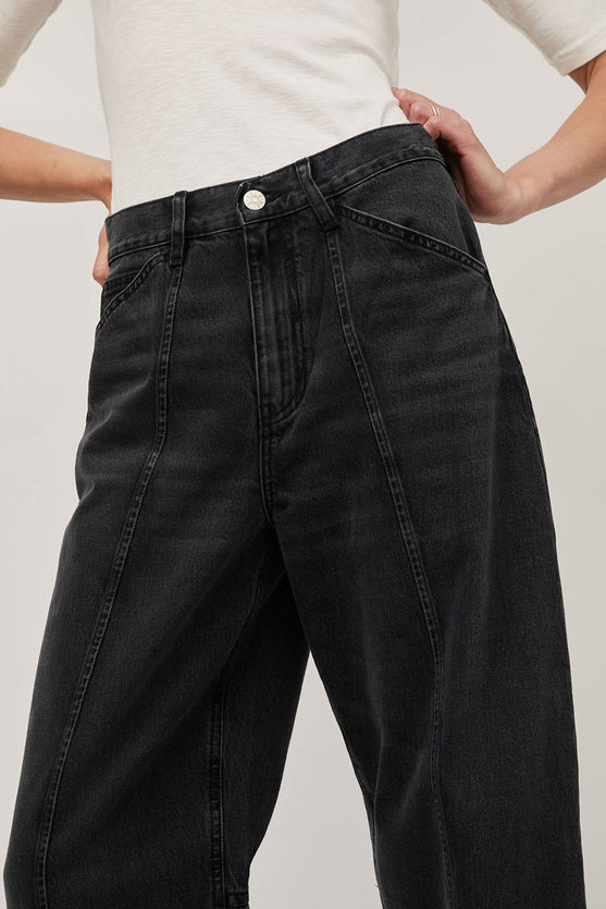 Dala Lido Flat Seam Jean in Hurricane