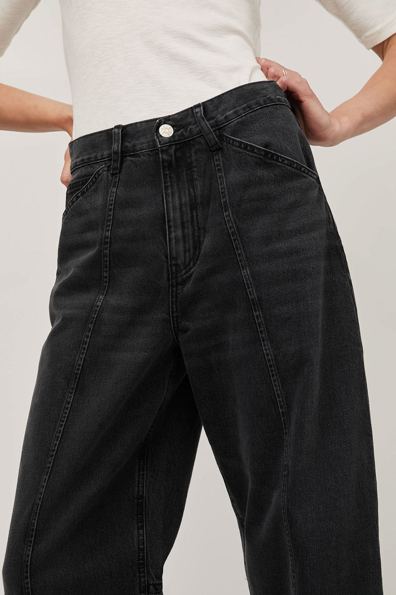 Dala Lido Flat Seam Jean in Hurricane