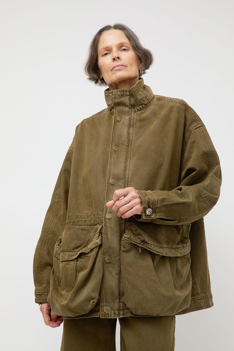 Dala Mountain Jacket in Dark Olive