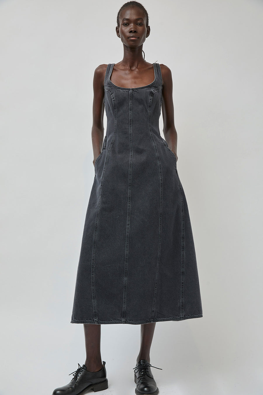 Dala Cocoon Bustier Dress in Hurricane