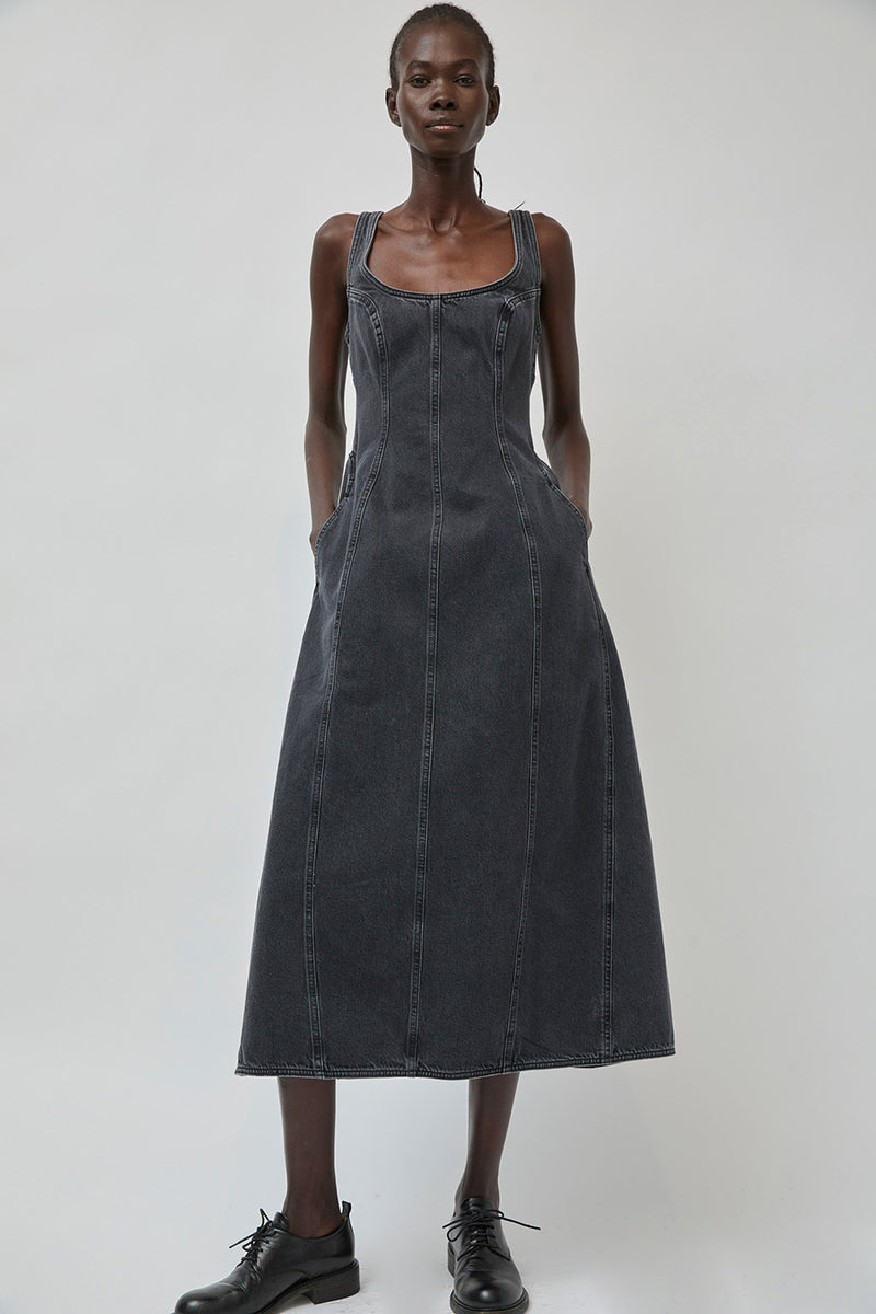 Dala Cocoon Bustier Dress in Hurricane