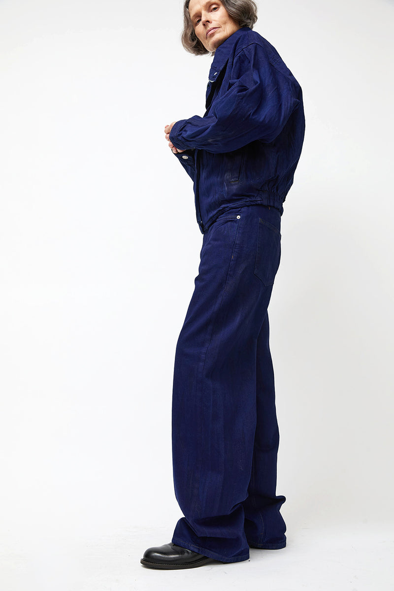 Dala Isle Full Jean in Deep Sea Crackle