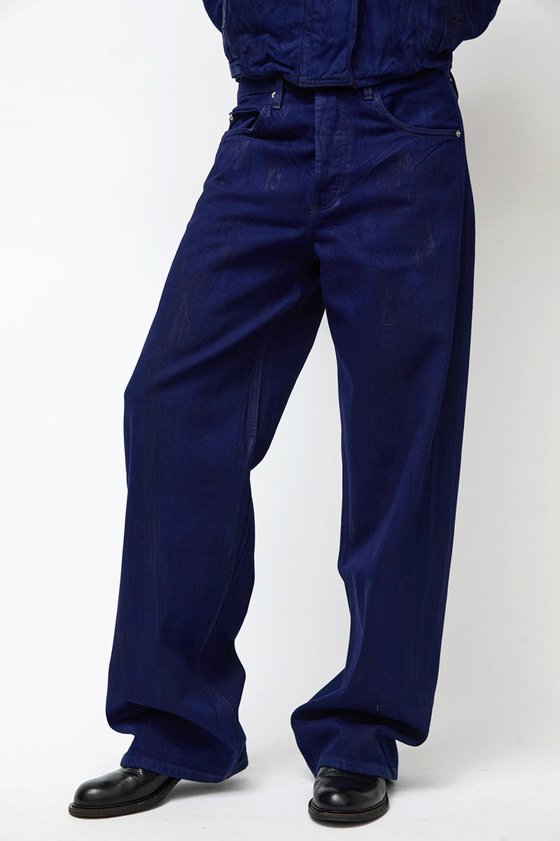 Dala Isle Full Jean in Deep Sea Crackle