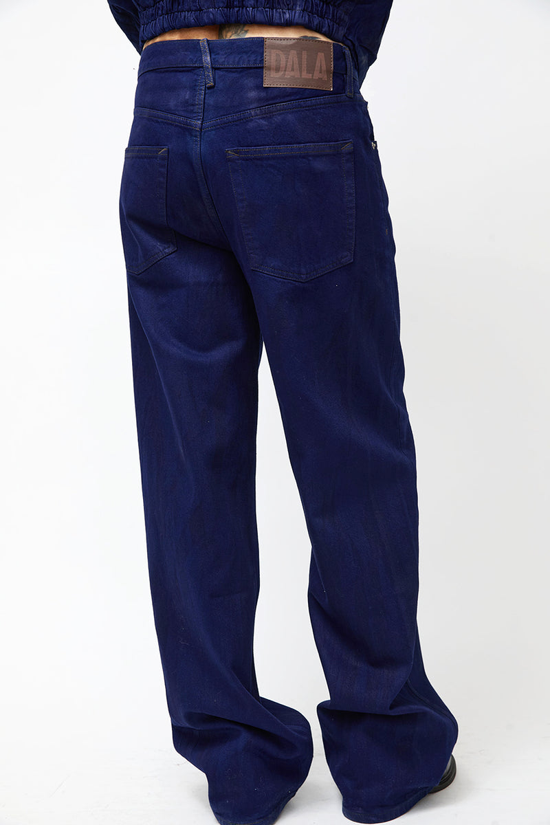 Dala Isle Full Jean in Deep Sea Crackle