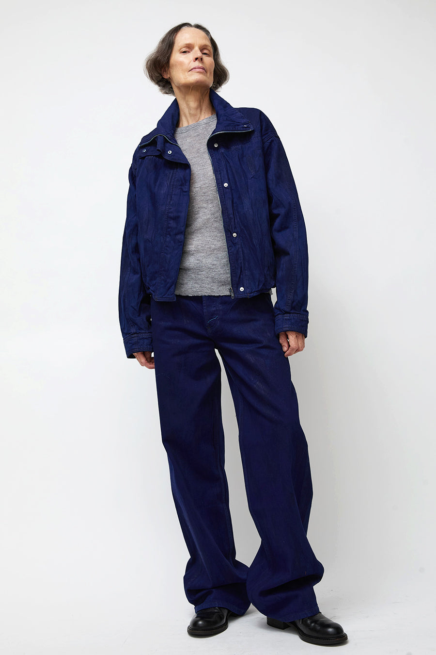 Dala Isle Full Jean in Deep Sea Crackle