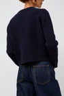 &Daughter Glenn V-Neck Sweater in Navy