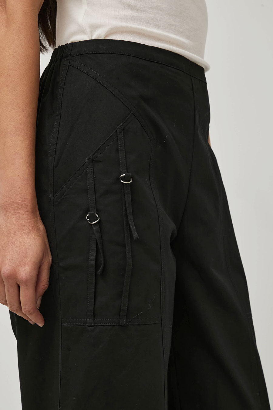 Deiji Studios Adjust Pocket Pant in Black
