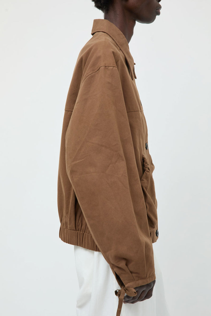 Deiji Studios Button Up Jacket in Brown