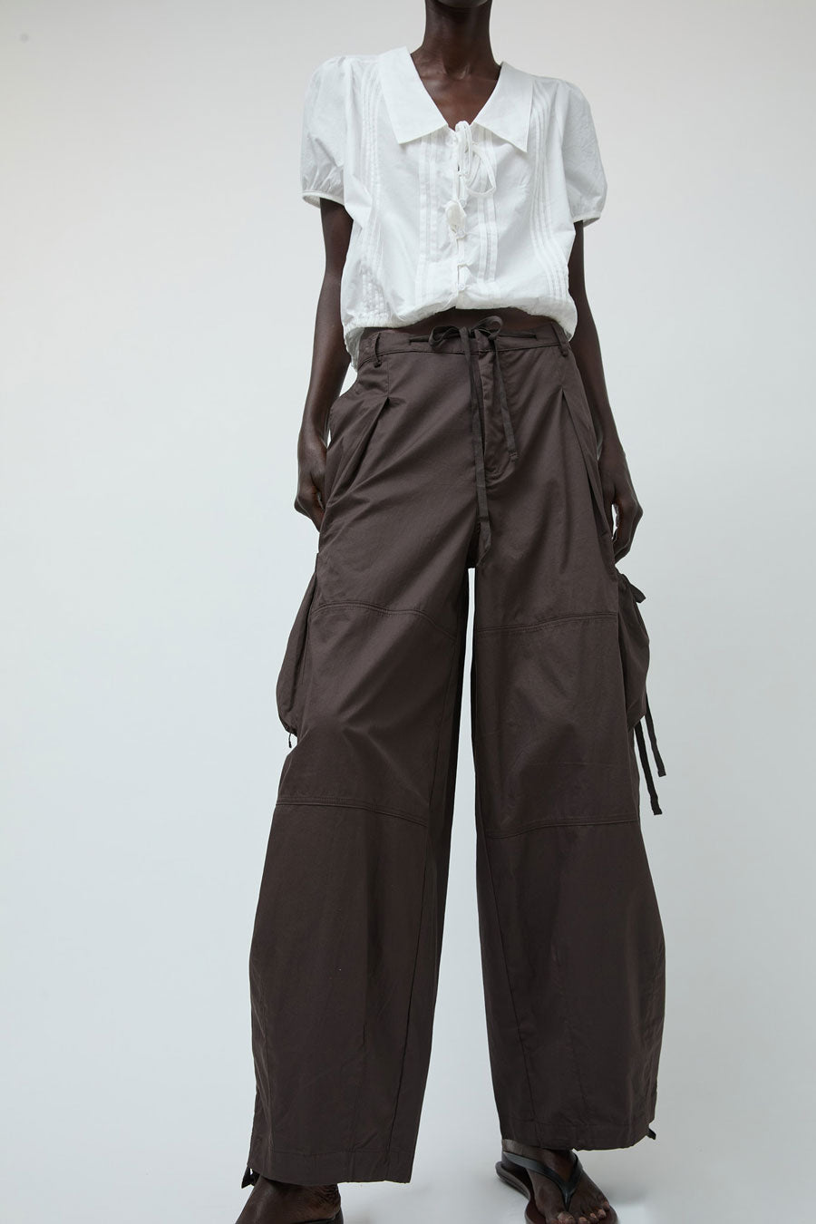 Deiji Studios Cargo Pant in Carob