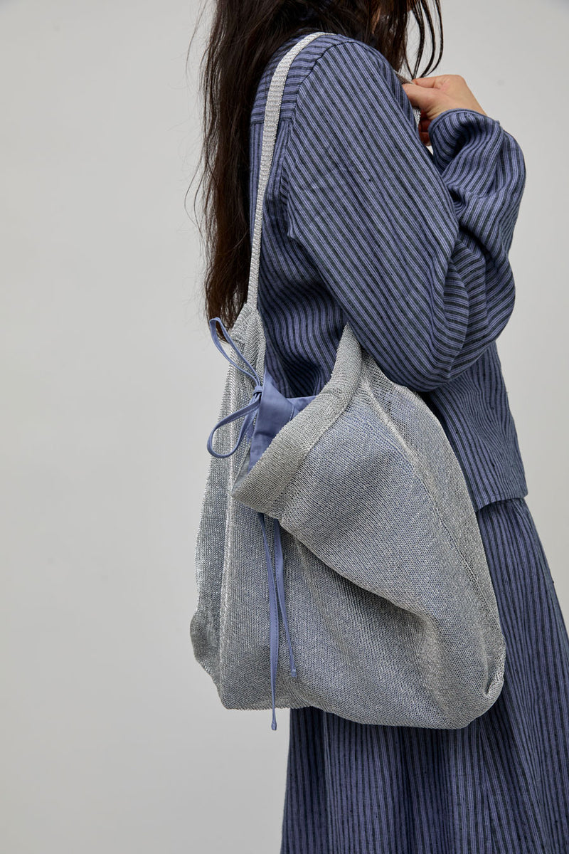 Deiji Studios Chain Bag in Silver