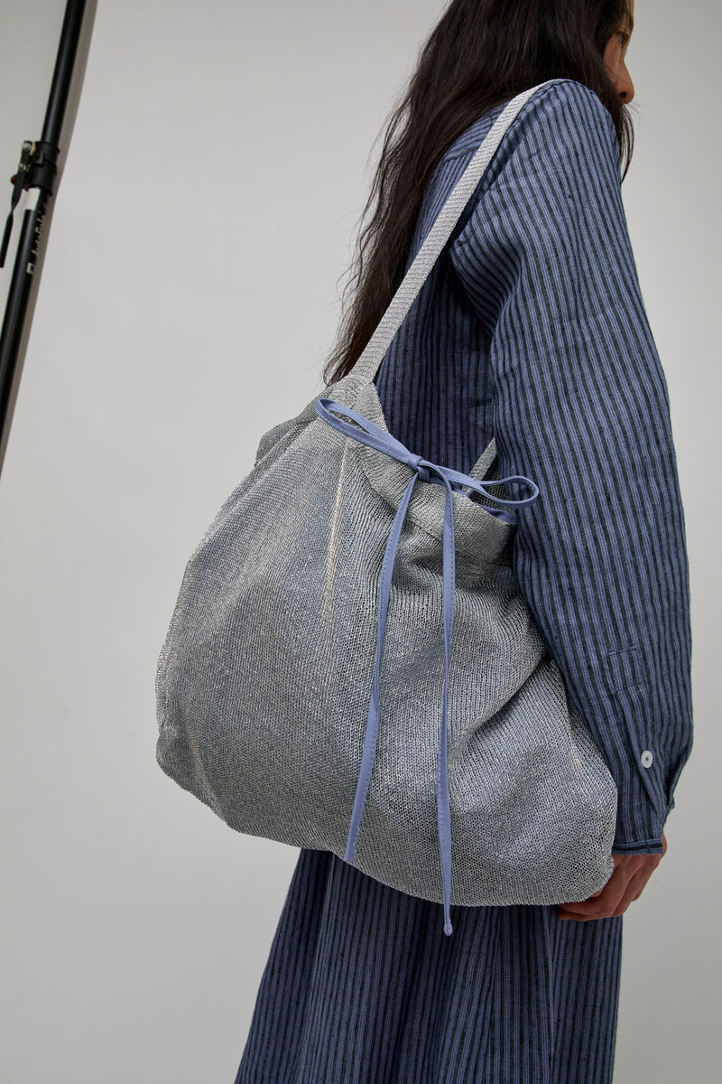 Deiji Studios Chain Bag in Silver