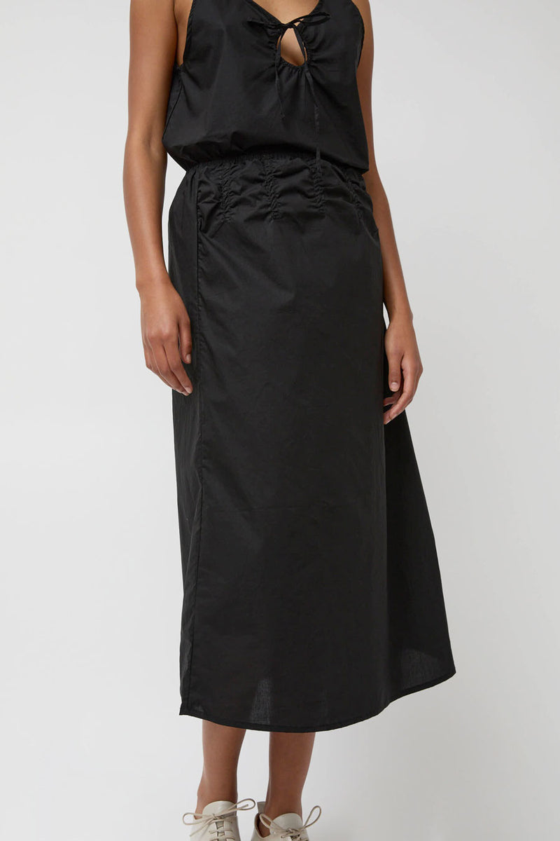 Deiji Studios Channel Skirt in Black