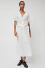 Deiji Studios Channel Skirt in White