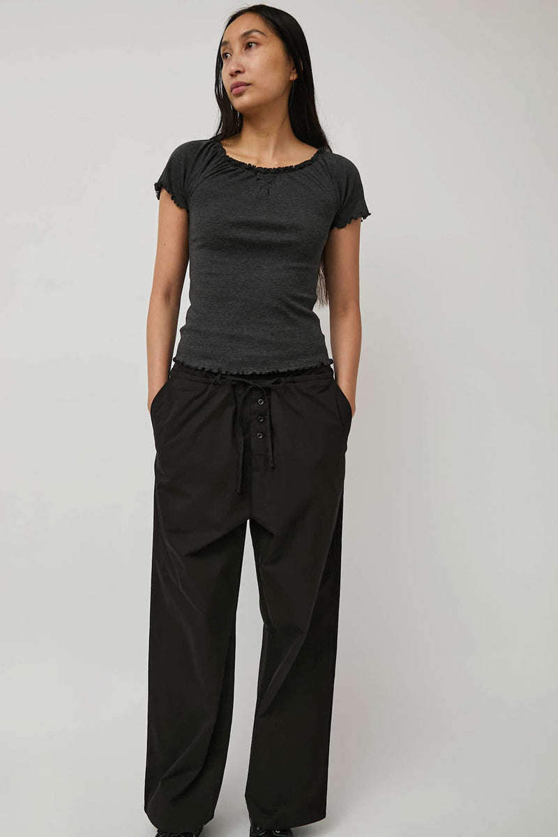 Deiji Studios Flounce Tee in Grey