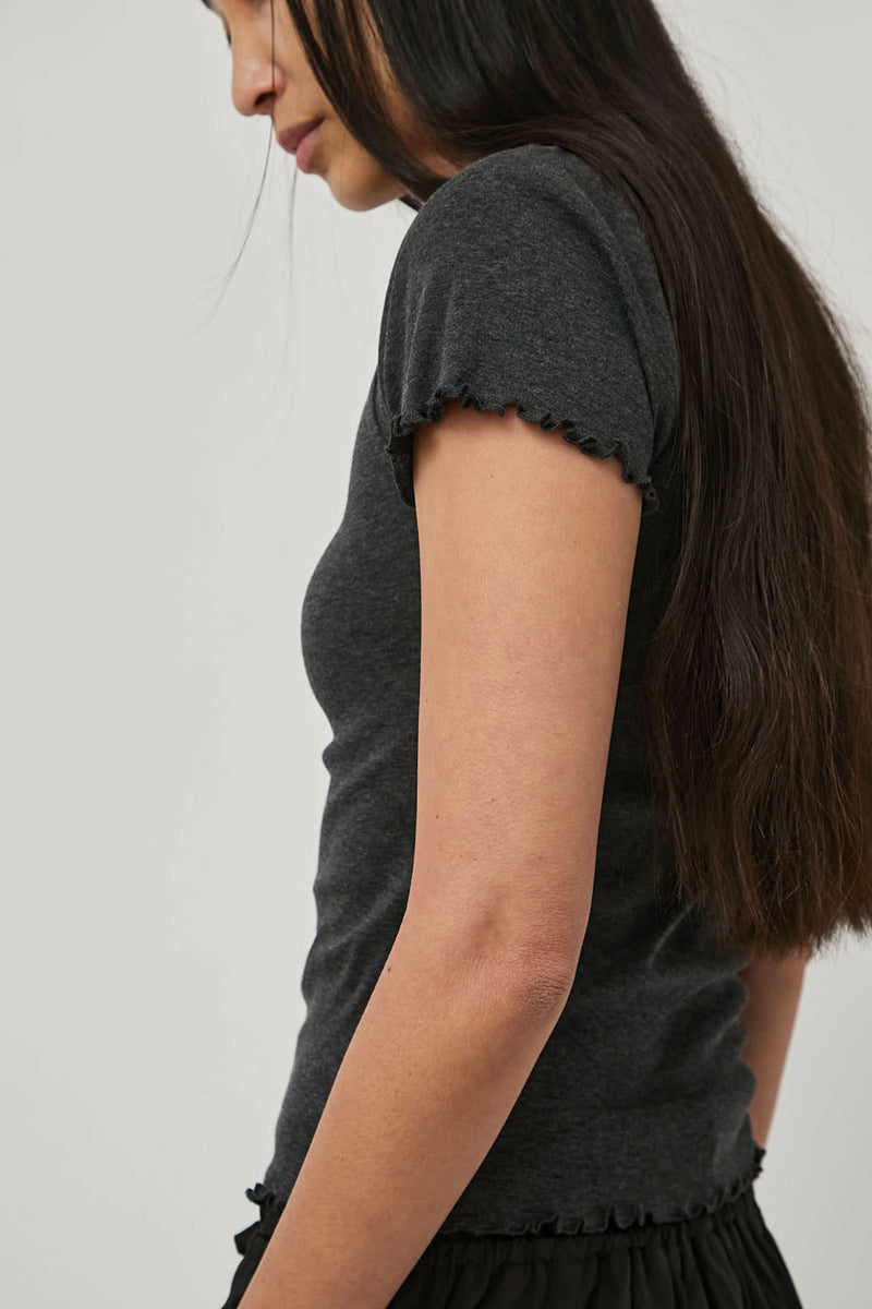 Deiji Studios Flounce Tee in Grey