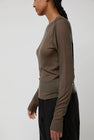 Deiji Studios Knit Long Sleeve in Stone