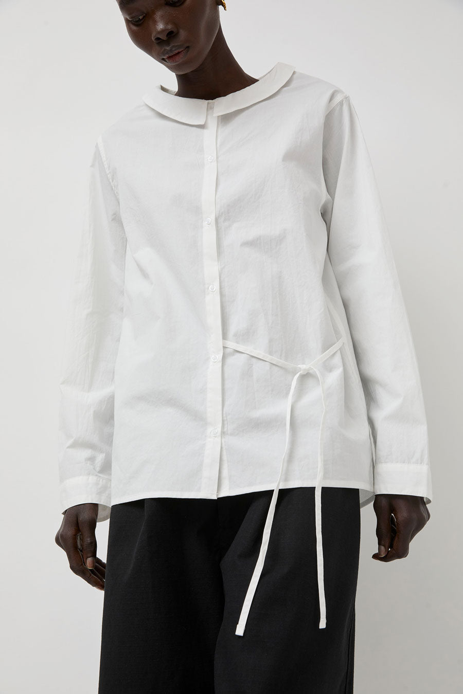 Deiji Studios Left Shirt in White
