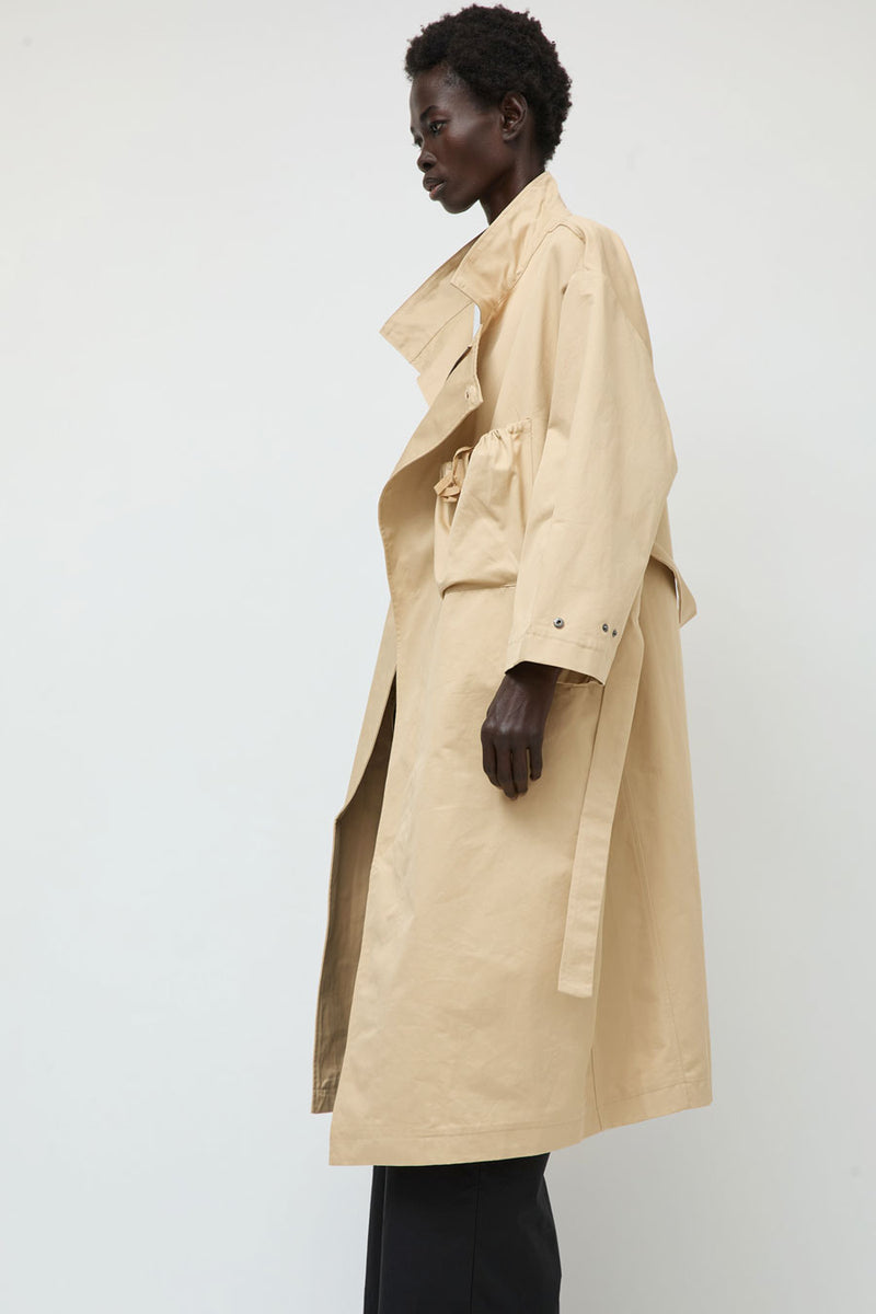 Deiji Studios Longline Jacket in Beige