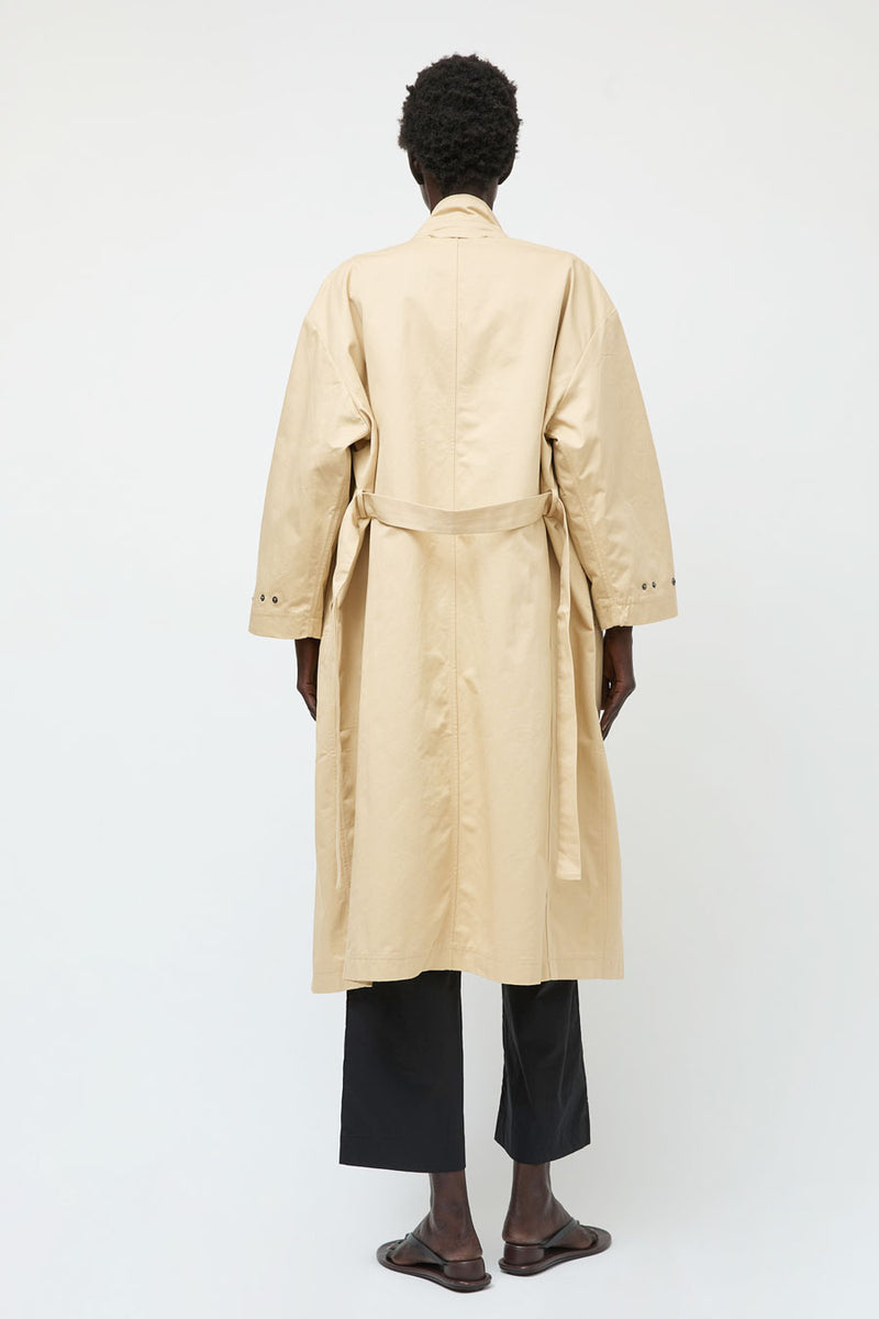 Deiji Studios Longline Jacket in Beige
