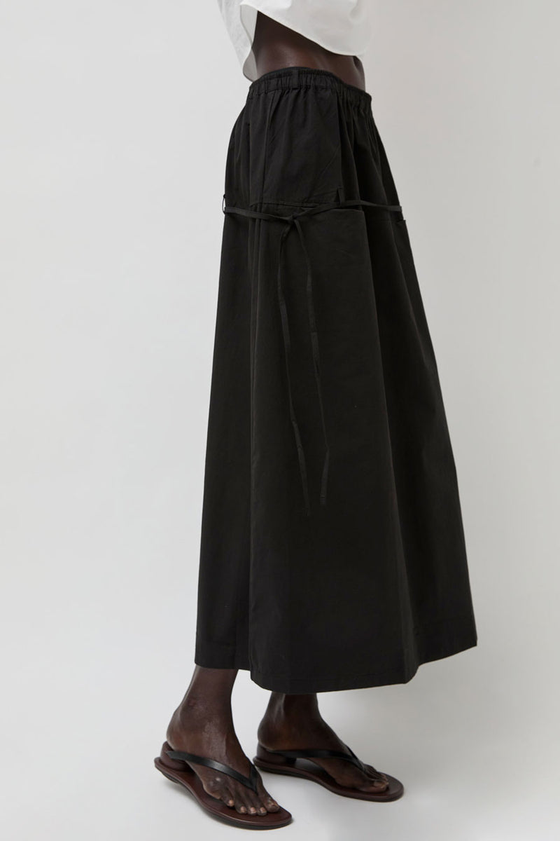 Deiji Studios Loop Pocket Skirt in Black