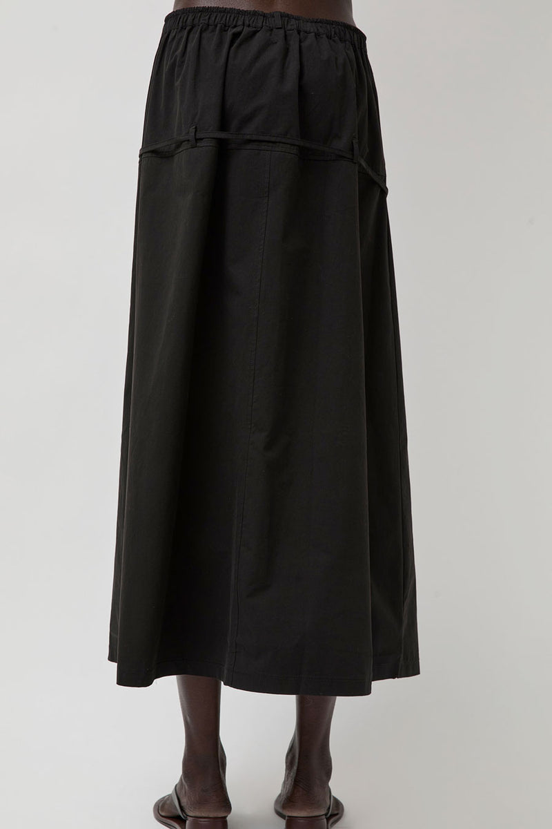 Deiji Studios Loop Pocket Skirt in Black