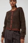 Deiji Studios Looped Cardigan in Brown Multi