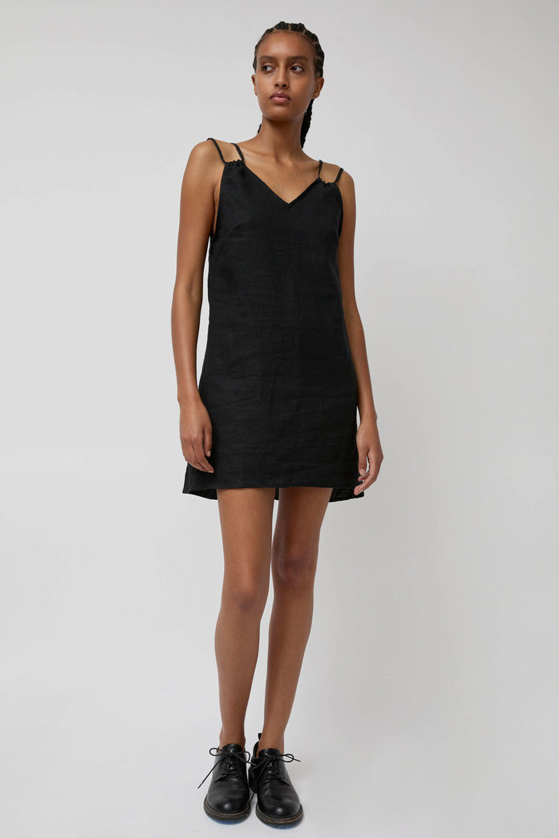 Deiji Studios Looped Dress in Black