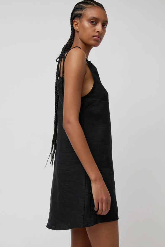 Deiji Studios Looped Dress in Black