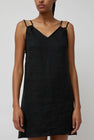 Deiji Studios Looped Dress in Black