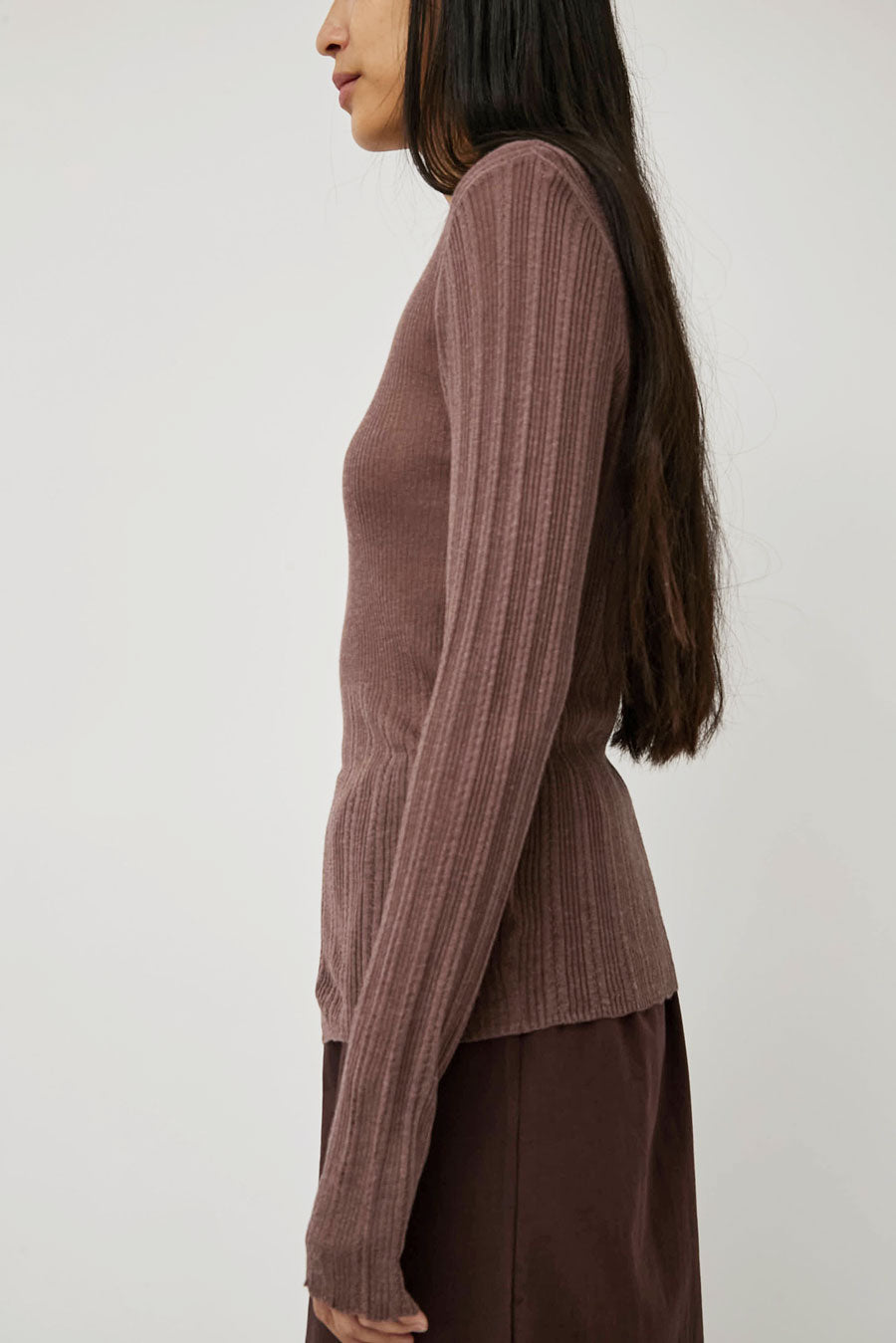 Deiji Studios Open Work Longsleeve in Hazel