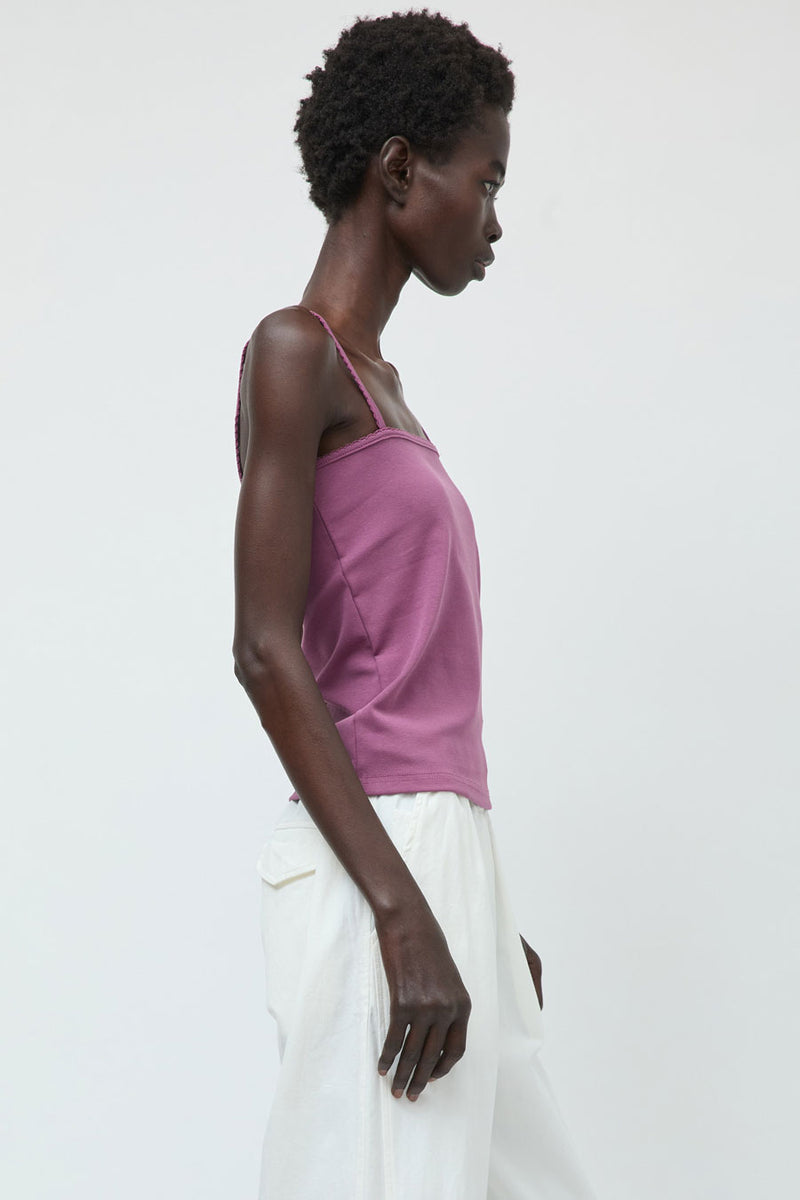 Deiji Studios Scallop Tank in Berry