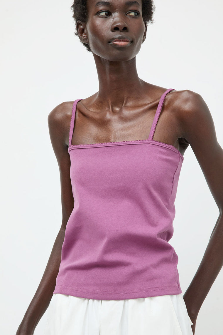 Deiji Studios Scallop Tank in Berry