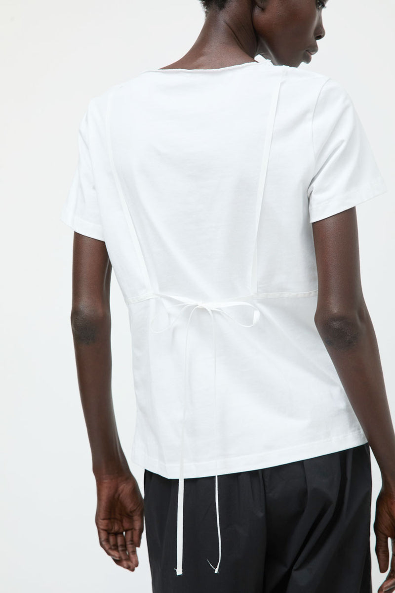 Deiji Studios Tape Tee in White