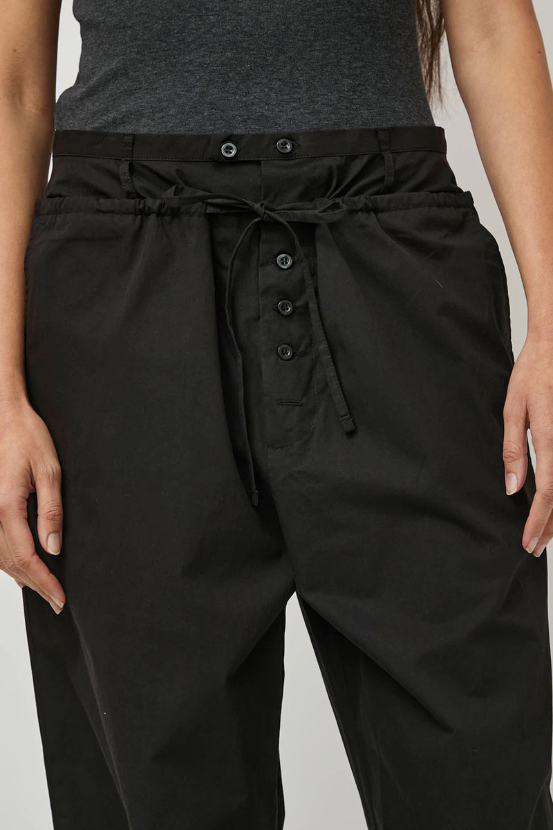 Deiji Studios Two Band Pant in Black