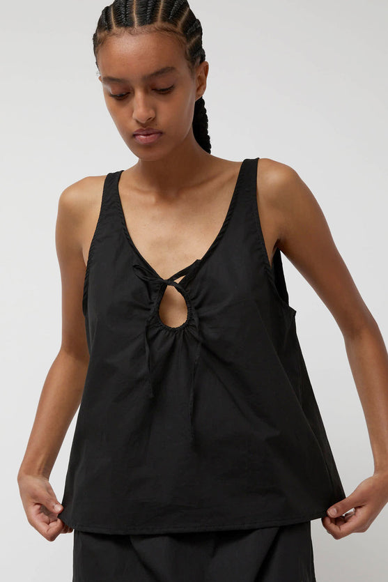 Deiji Studios U Shaped Top in Black