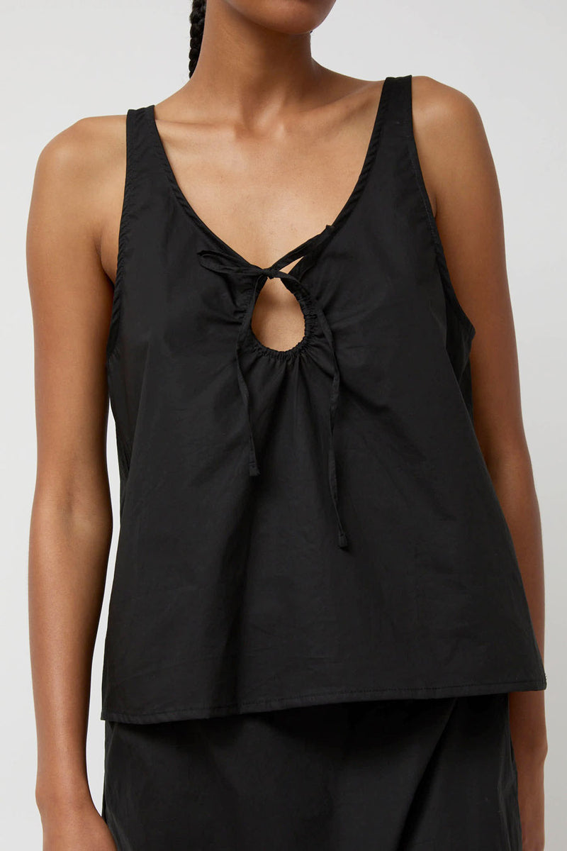 Deiji Studios U Shaped Top in Black