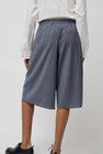 Deiji Studios Wool Shorts in Navy Stripe