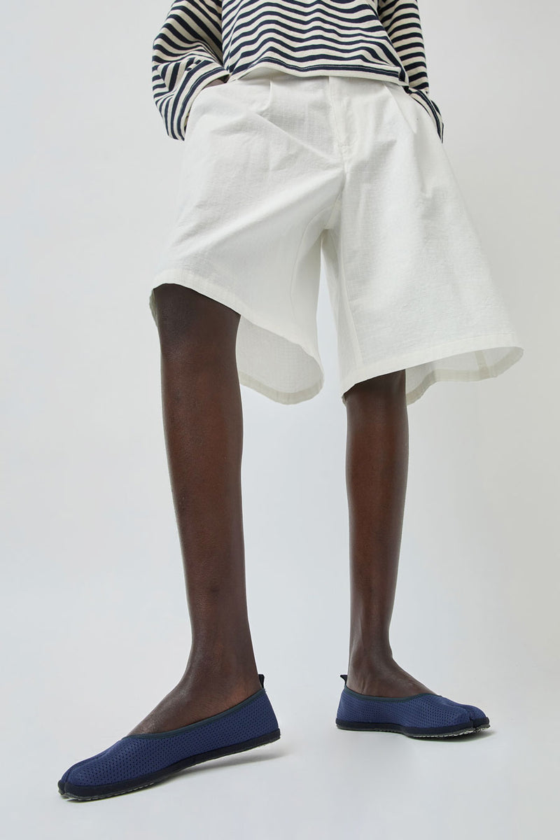 Drogheria Crivellini Fu-Tabi Ballerina in Navy Mesh