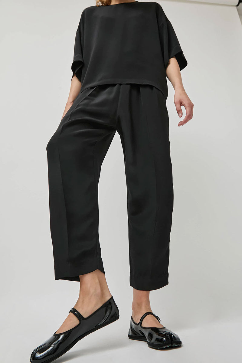 Drogheria Crivellini Fu-Tabi Mary Jane in Black Faux Patent