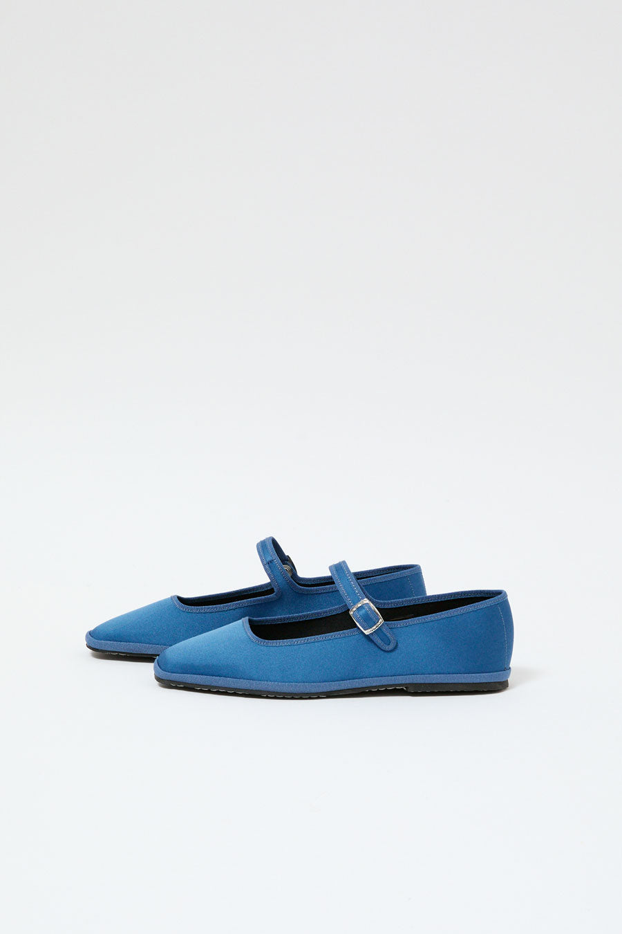 Drogheria Crivellini Square Toe Mary Jane in Cobalt Satin