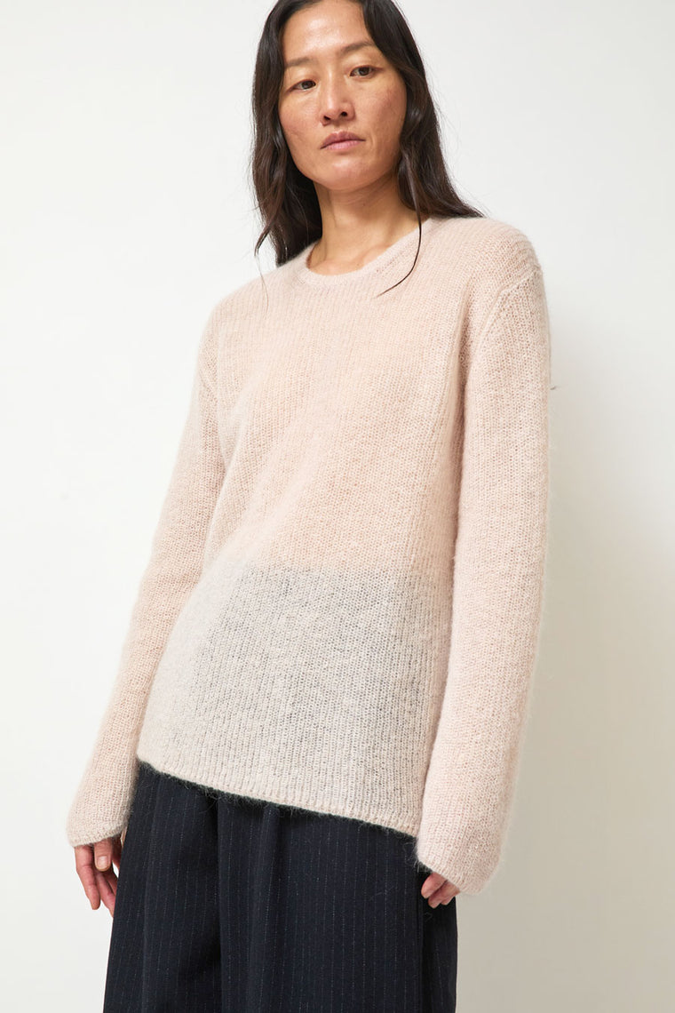 Eleph Mia Sweater in Blush White