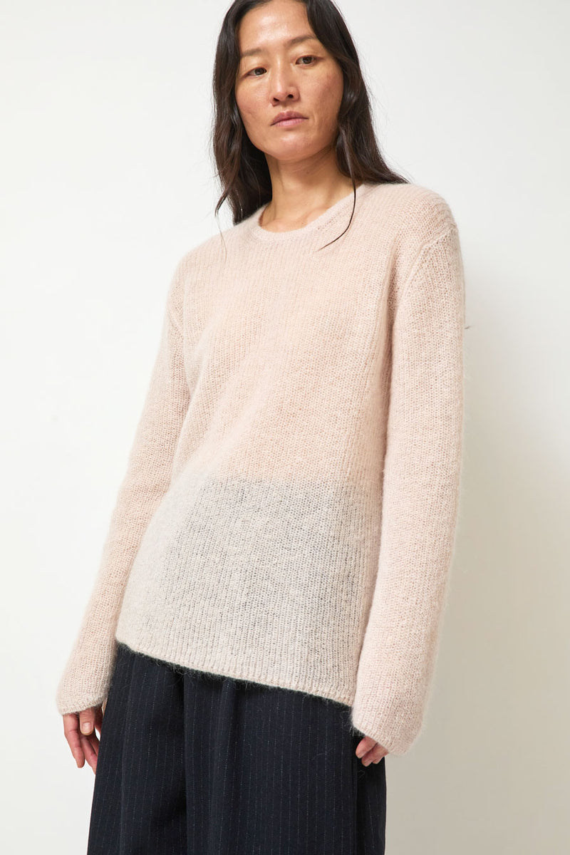 Eleph Mia Sweater in Blush White