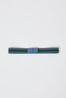 Exquisite J Double Enamel Square Belt in Blue and Stripes