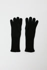 Exquisite J Gloves in Black with Bordeaux