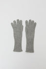 Exquisite J Gloves in Grey with Navy