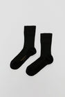 Exquisite J Short Cotton Viscose Socks in Black